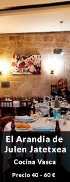 Restaurante El Arandia de Julen Jatetxea Bilbao